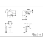 Lavabo sa otvorom za slavinu i preliv