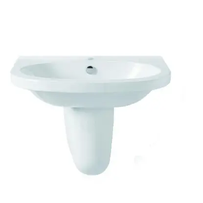 Konzolni lavabo sa polustubom – Inker Irena lavabo sa polustubom – pogled spreda