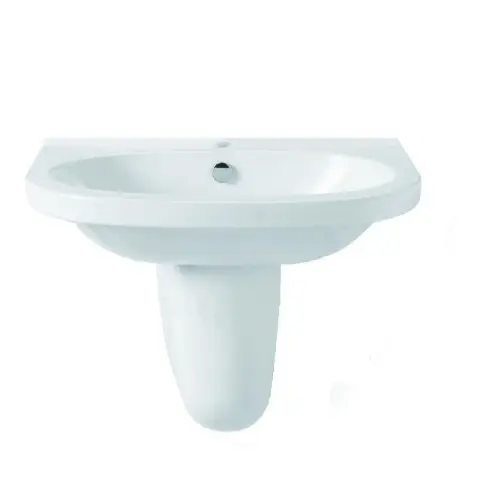 Irena lavabo sa polustubom – pogled spreda