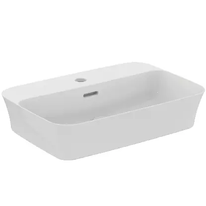 Ipalyss nadgradni lavabo 55x38 bela boja Ipalyss lavabo 55x38 bela keramika
