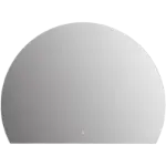 Polukružno LED ogledalo 150x110