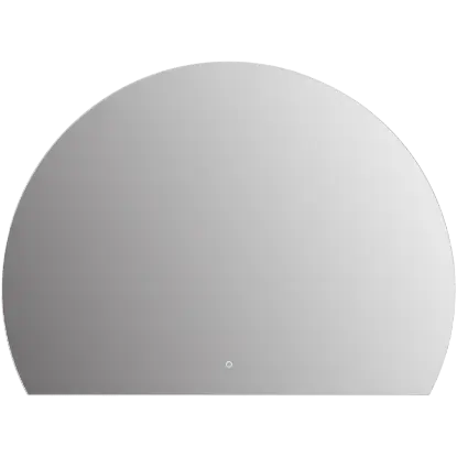 Ogledalo LED 150×110 cm Polukružno LED ogledalo 150x110