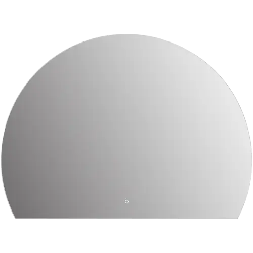 Polukružno LED ogledalo 150x110
