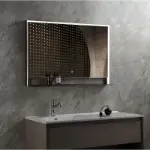 LED ogledalo 100x70 etažer