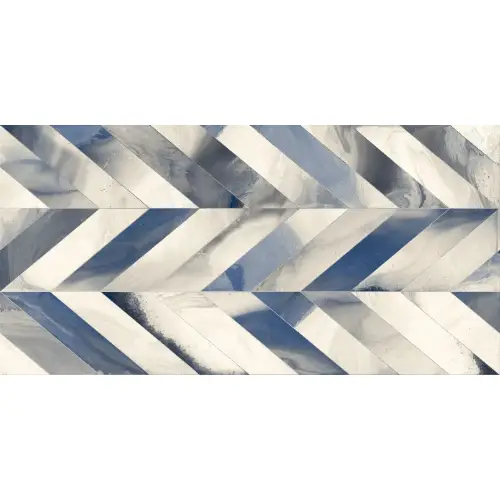 Apstraktna dekor pločica plavo-siva