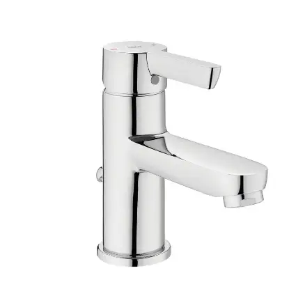 Saona basin mixer, kromirani finiš, pop-up odvod Saona slavina s pop-up sifonom