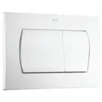 Tipka za ugradni vodokotlić bijela