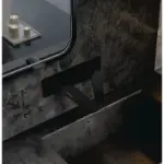 Ugradna slavina za lavabo crna