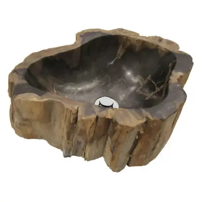 Fossil ručno isklesan umivaonik Fossil kameni lavabo