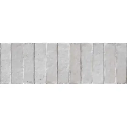 Lumina Block Silver – srebrna sjajna pločica 24,4x74,4 Srebrna cementna pločica za kuhinju