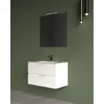 Bijeli konzolni lavabo ormarić