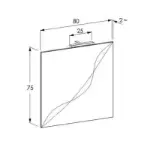 Ogledalo s LED rasvjetom IP44