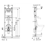 Duofix Ugradni Vodokotlić 111.153.00.1