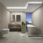 Mat pločica velikog formata za dnevni boravak