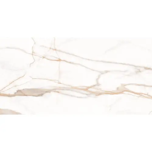 PG Calacatta Oro pločice 60x120 bela sa zlatnim venama
