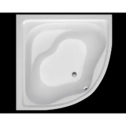 Kada Safir Lux polukružna bela 140x140 Kada Safir Lux 140x140 polukružna bela