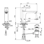 Connect Air Славина за Мијалник A7012AA
