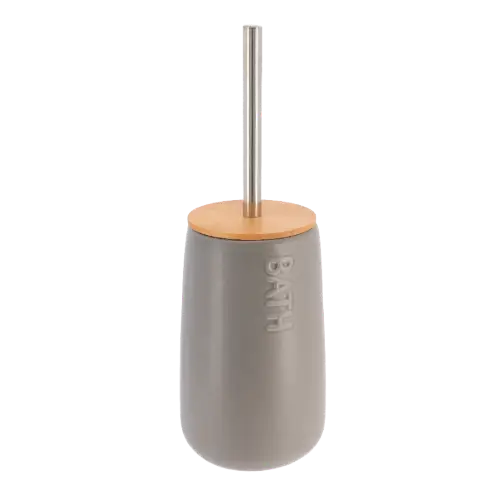 Слика на Четка за WC Школка Доломит/Бамбус Сива 6693260