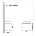 Picture of Cubo Ormarić za Lavabo 700BX