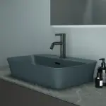 Moderna slavina za lavabo siva