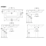 Picture of Legato Lavabo 100x50 4153A101