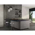 kuhinja sa sivim pločicama baldocer