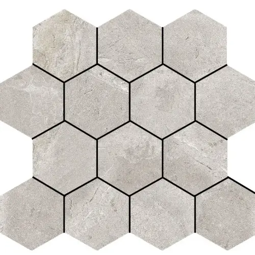 Hexa Slate White heksagonalna pločica