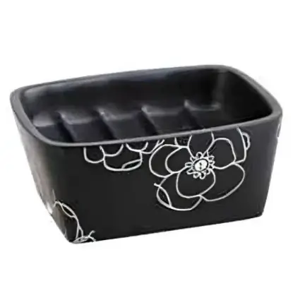 Bloom BPO-0306D držač sapuna – crni polirezin crni držač za sapun bloom