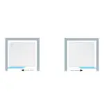 kolpa san dorsa brill tuš vrata srebro sjaj