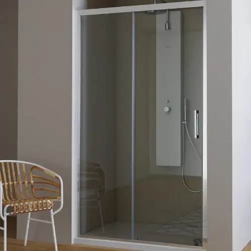 klizna tuš vrata 100x200 pulsar silver desna