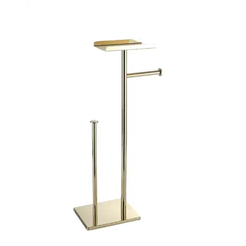 Slika Držač toalet papira stojeći sa policom WT-818-G GOLD