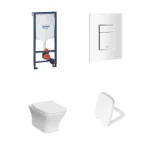 Grohe Vitra konzolni set bela tipka