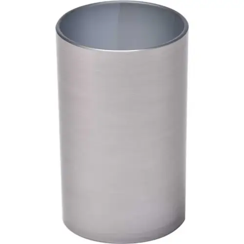 Slika Čaša polirezin sa efektom metala siva 6176107