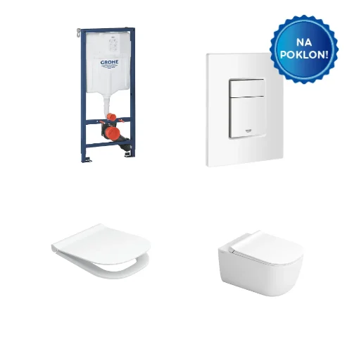 Grohe Dolomite konzolni set bela tipka