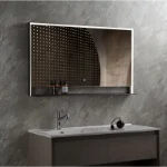 LED ogledalo 120x70 sa etažom