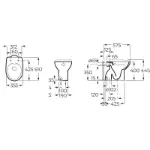 podna wc školjka vertikalni odvod