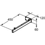Adapto Konzola za Ormarić U842867