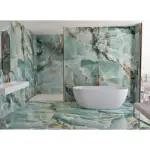 sjajna tirkiz onyx pločica