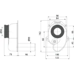 sifon za pisoar zidni odvod