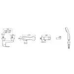 Kromirana tuš slavina Monodin