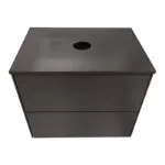 Viseći ormarić za lavabo crni