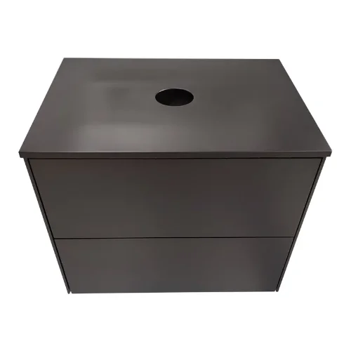 Viseći ormarić za lavabo crni