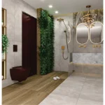 Pločica imitacija cementa siva mat