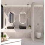 Pločica imitacija kamena siva mat