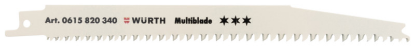 Rezila za sabljasto žago za les, Multiblade