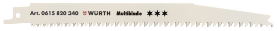 Rezila za sabljasto žago za les, Multiblade