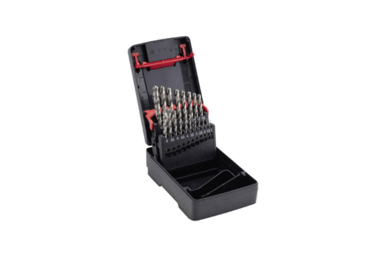 Set spiralnih svedrov za Inox DIN338 HSCO OX, 19 kosov