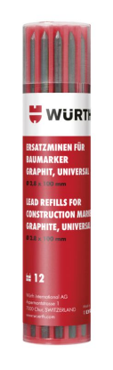 Svinčnik rezervni grafit D2,8mm