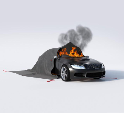 Slika PROTIPOŽARNO POKRIVALO - CAR STANDARD - 6X8M 1600/800 °C