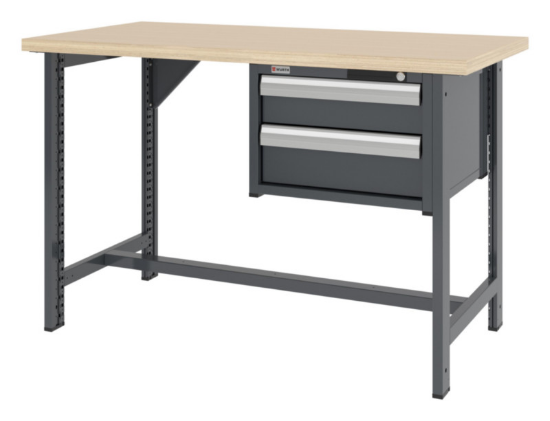 Slika SISTEMSKI DELOVNI PULT-2PREDALNIKA-955X1500-R7016